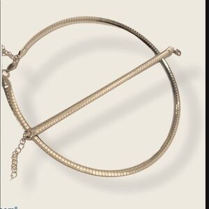 Silver omega Necklace and Bracelet set NWOT